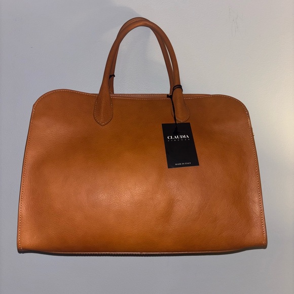 💼NEW Claudia Firenze The Row Margaux Style Bag In Leather